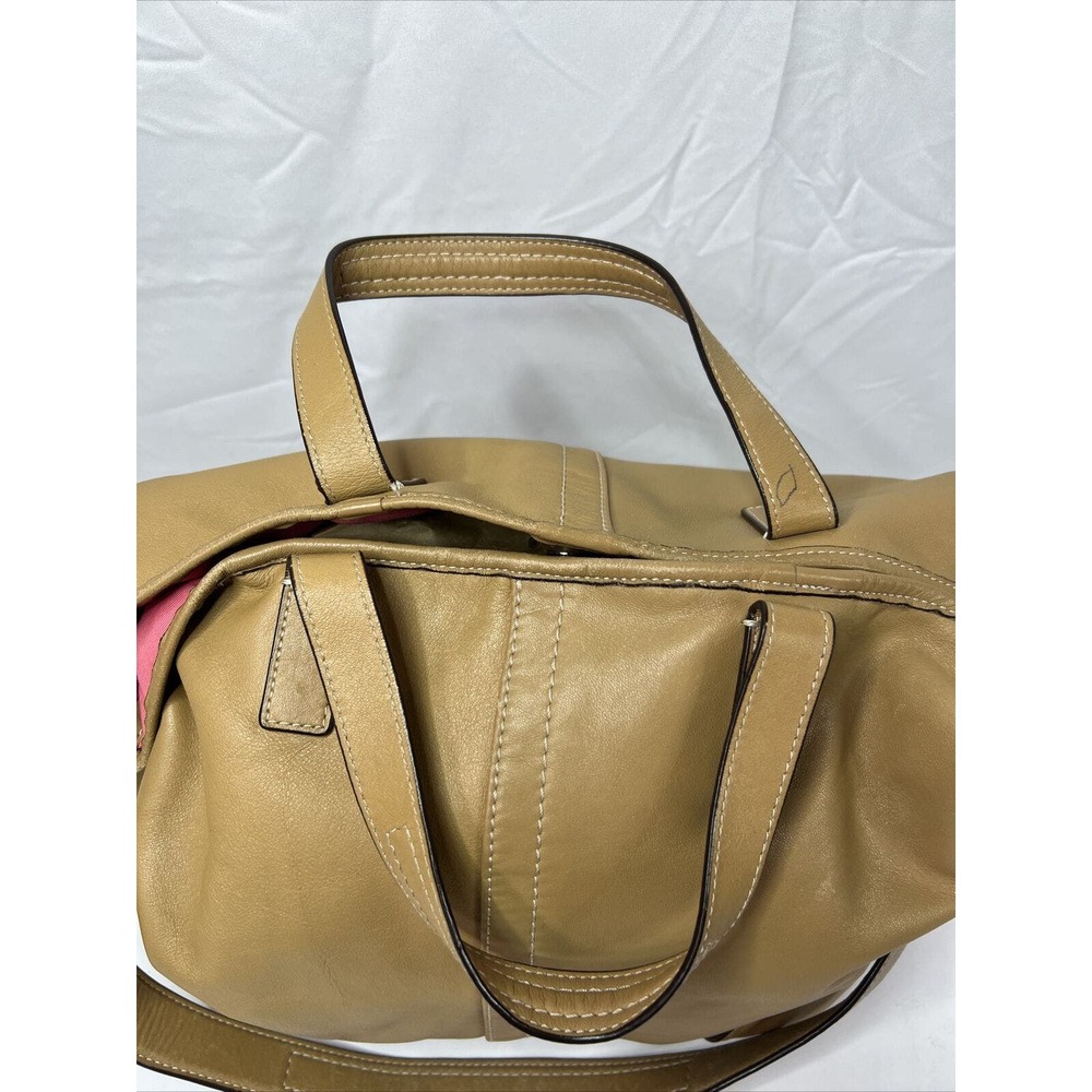 Authentic COACH 27728 Hadley Leather Duffle - Picture 4 of 10